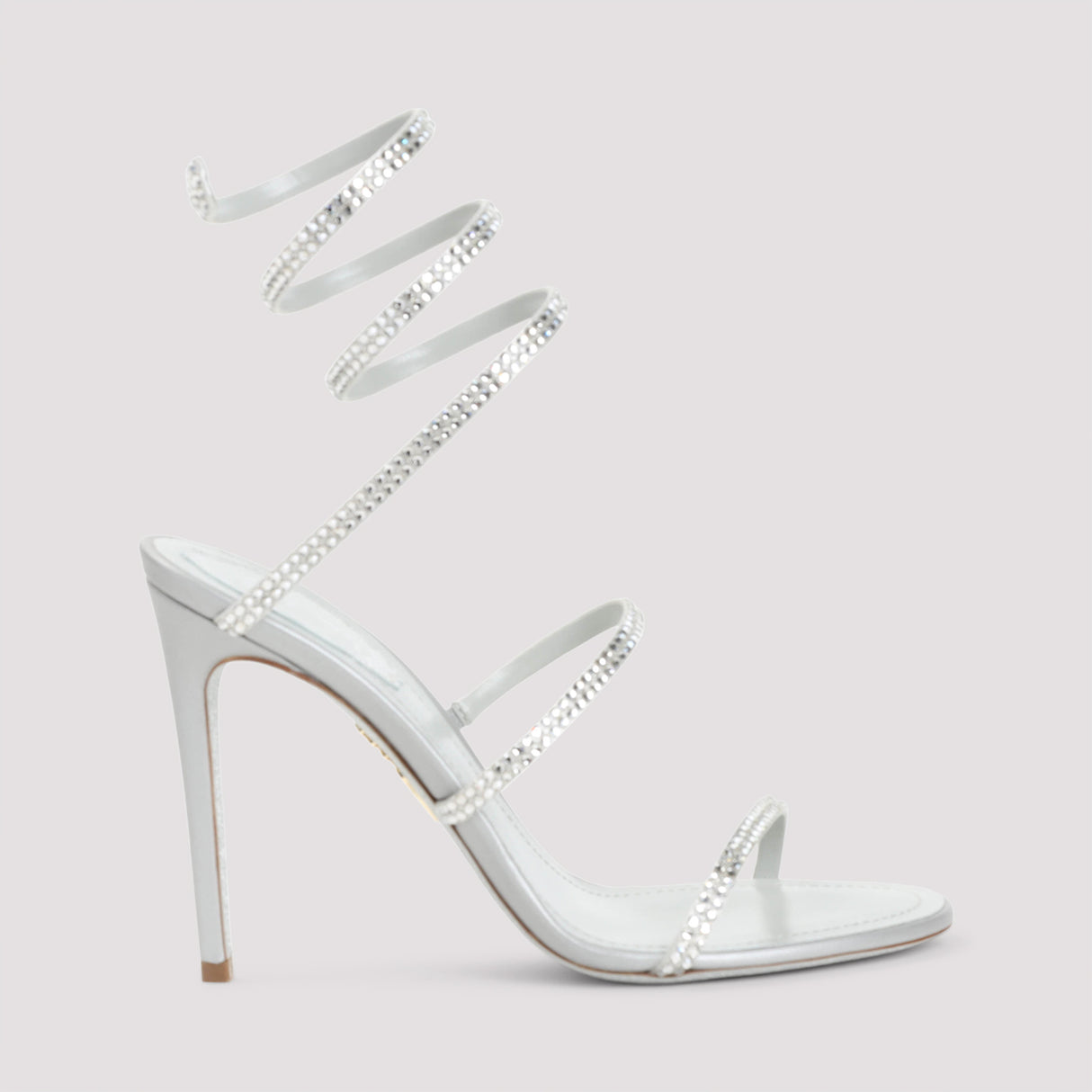 RENE` CAOVILLA Elegant Satin Strass Sandals