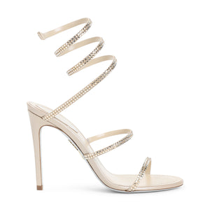 RENE` CAOVILLA Elegant Satin Mini Sandals