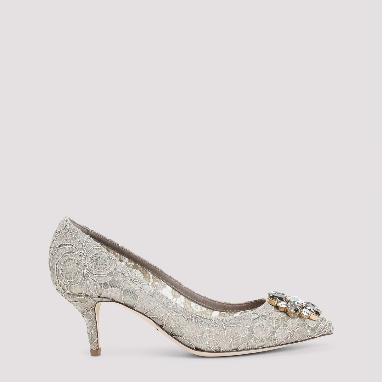 DOLCE & GABBANA Elegant Lace Pumps - 6cm Heel Height