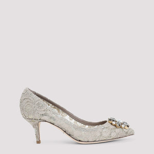 DOLCE & GABBANA Elegant Lace Pumps - 6cm Heel Height