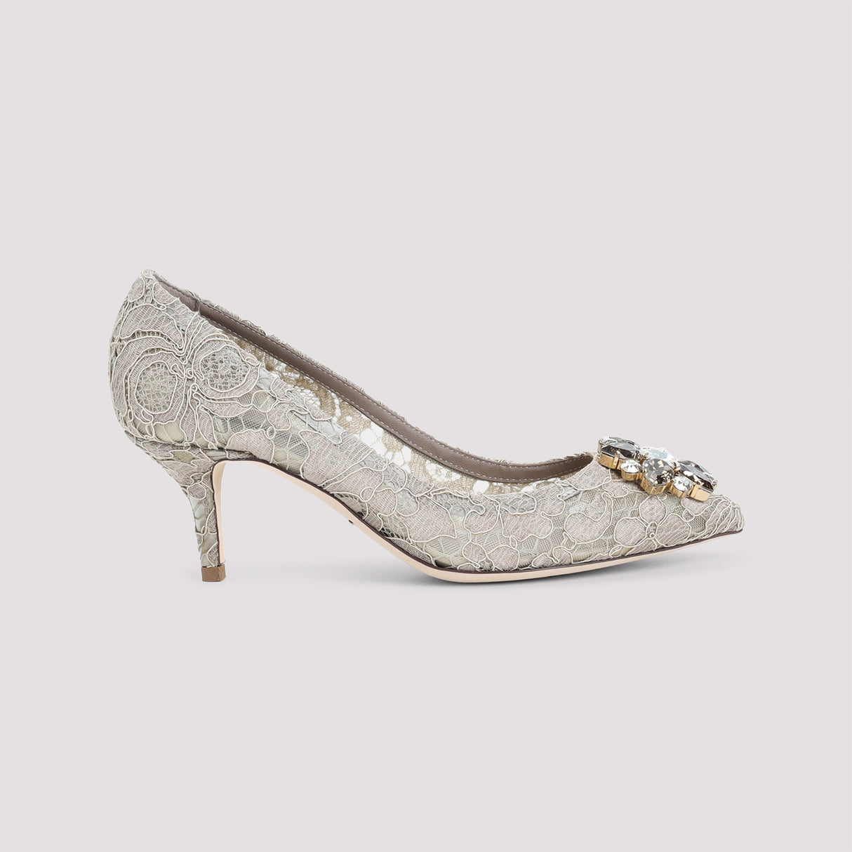 DOLCE & GABBANA Elegant Lace Pumps - 6cm Heel Height