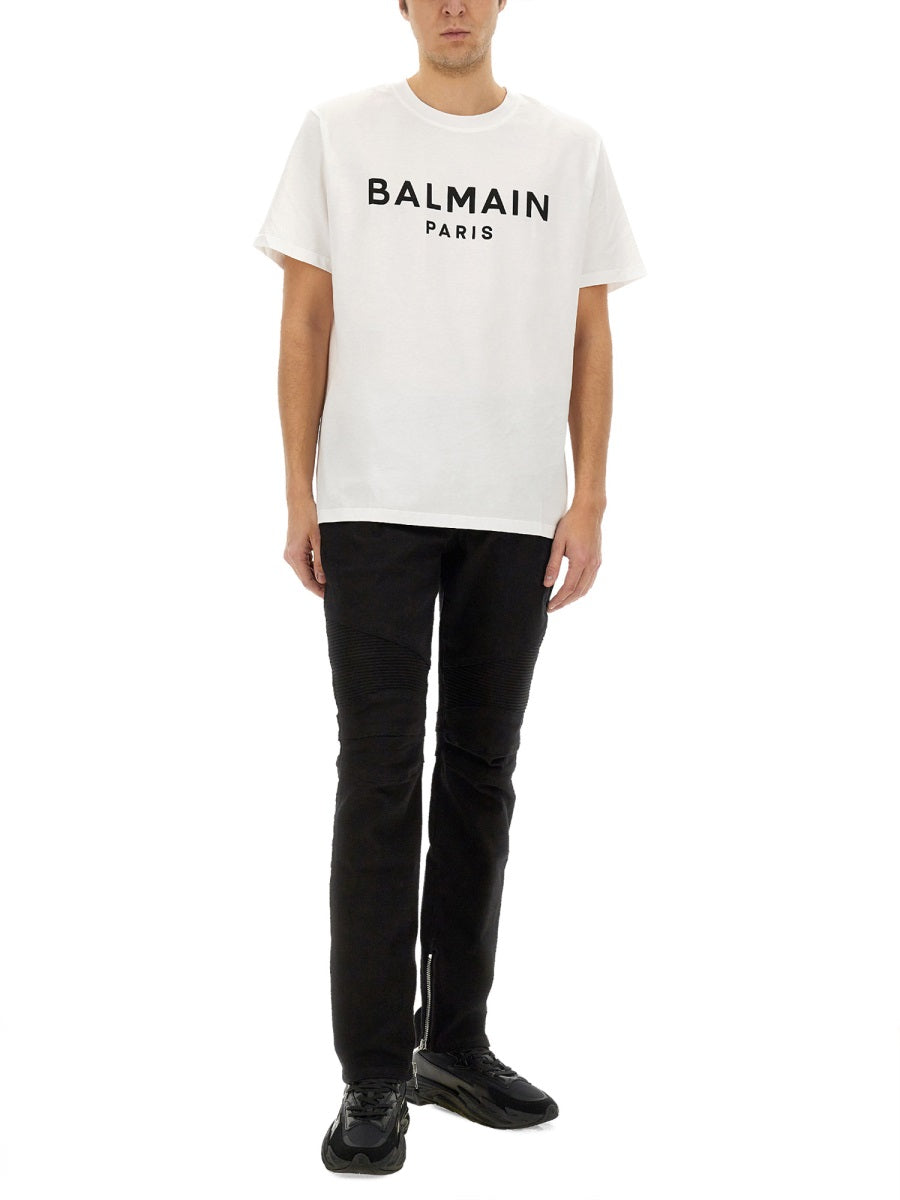 BALMAIN Men's Slim-Fit Jeans for SS25