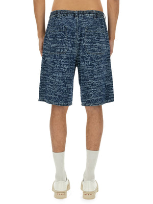 MARNI Men's Denim Mini Shorts - Size 32