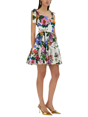 DOLCE & GABBANA Floral Print Dress - Size 40 IT