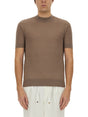 BRUNELLO CUCINELLI Knit T-Shirt - Size 48 IT