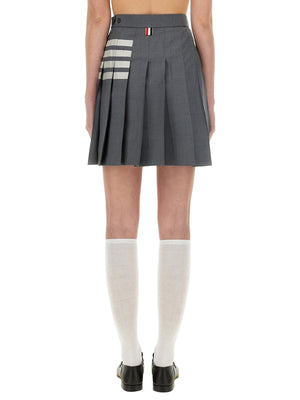 THOM BROWNE Women's Wool Mini Skirt