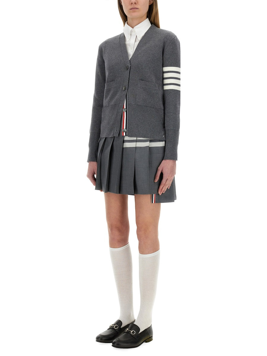 THOM BROWNE Women's Wool Mini Skirt