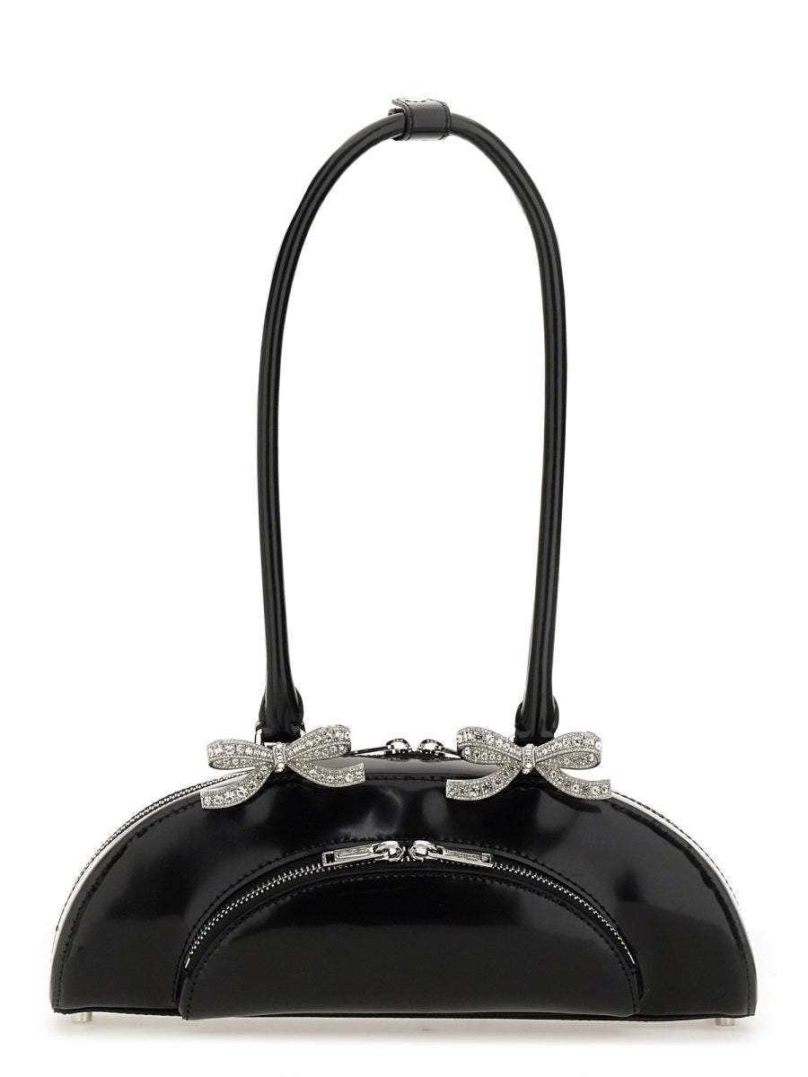 SELF-PORTRAIT Curved Shoulder Mini Handbag