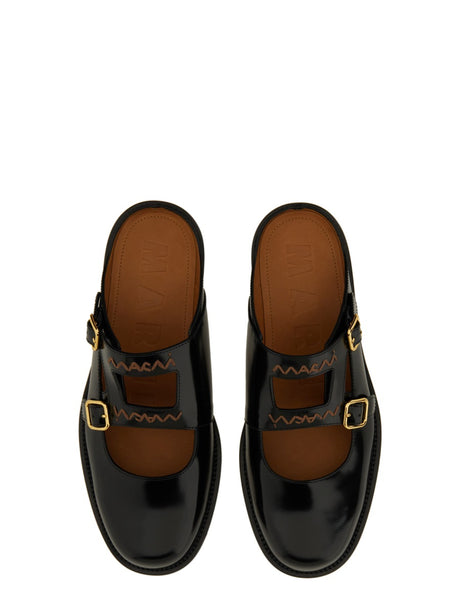 MARNI Premium Leather Loafers for Women