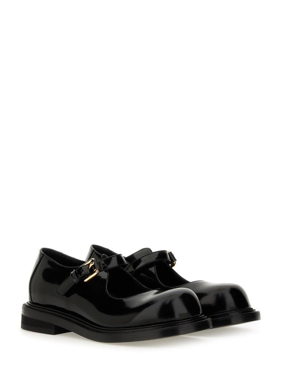 MOSCHINO Elegant Leather Flats for Women