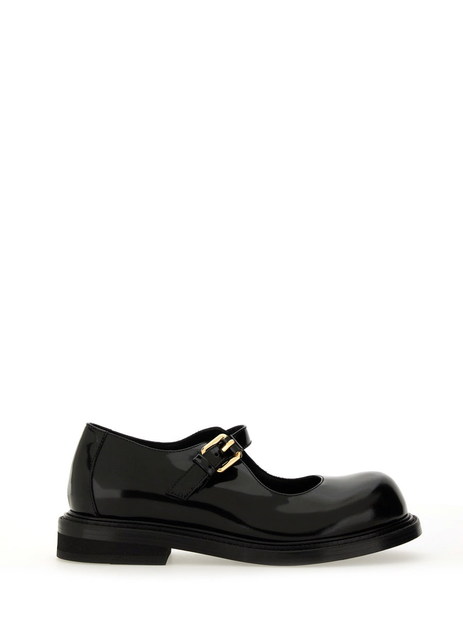 MOSCHINO Elegant Leather Flats for Women