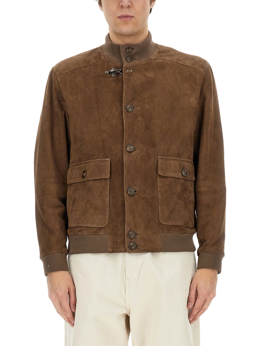 FAY Men's Leather Jacket - SS25 Collection