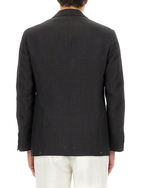 BRUNELLO CUCINELLI Linen Jacket for Men - SS25 Collection