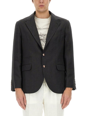 BRUNELLO CUCINELLI Linen Jacket for Men - SS25 Collection