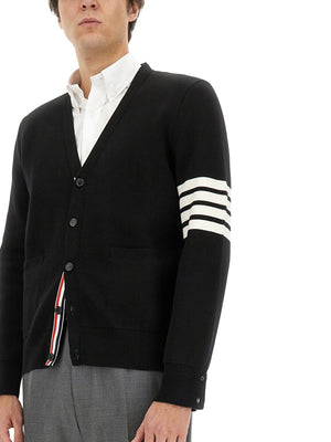 THOM BROWNE Cotton Crewneck Sweater for Men