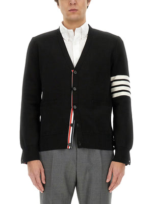 THOM BROWNE Cotton Crewneck Sweater for Men