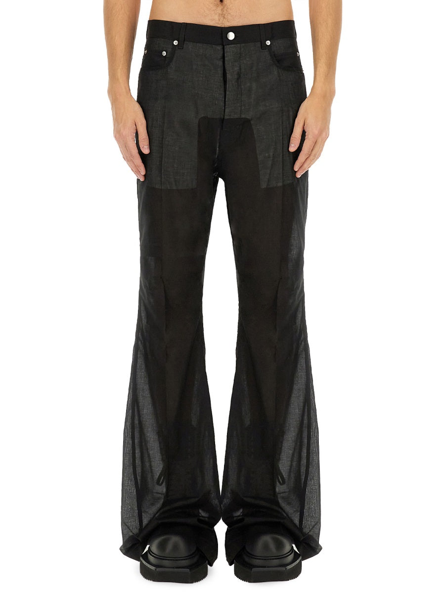 RICK OWENS Cotton Distressed Jeans for Men