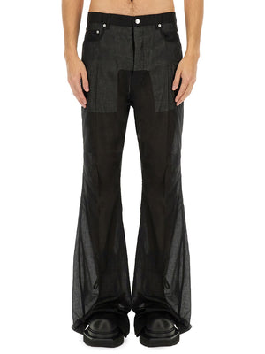 RICK OWENS Cotton Distressed Jeans for Men