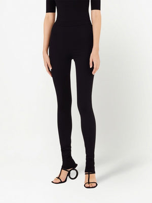 Ferragamo High Waist Stretch-Fit Leggings