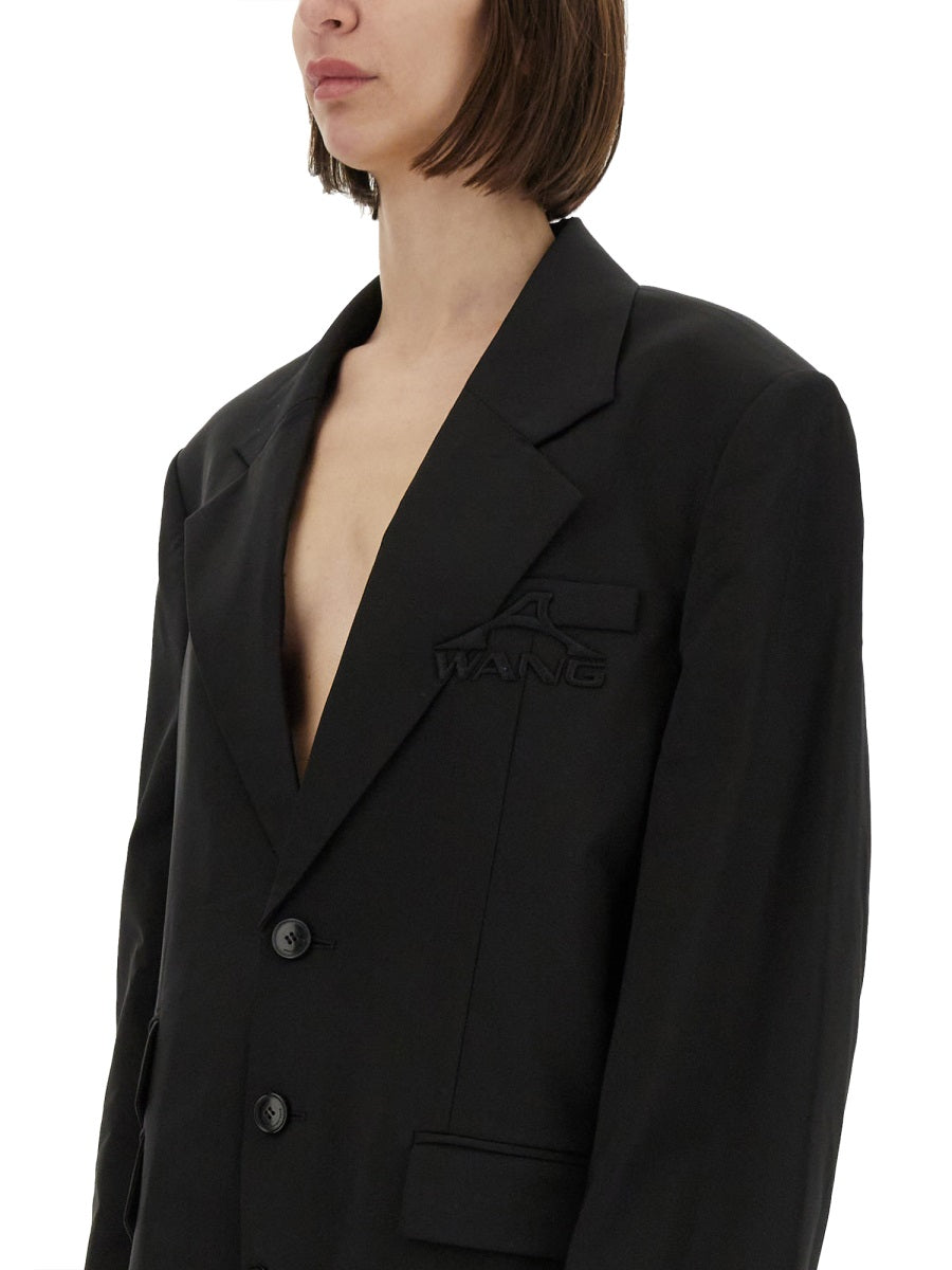 ALEXANDER WANG Wool Blend Jacket - Women's SS25 Collection