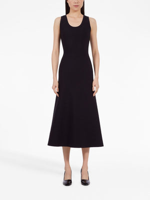 FERRAGAMO Sleeveless Flared Midi Dress - FW23 Collection