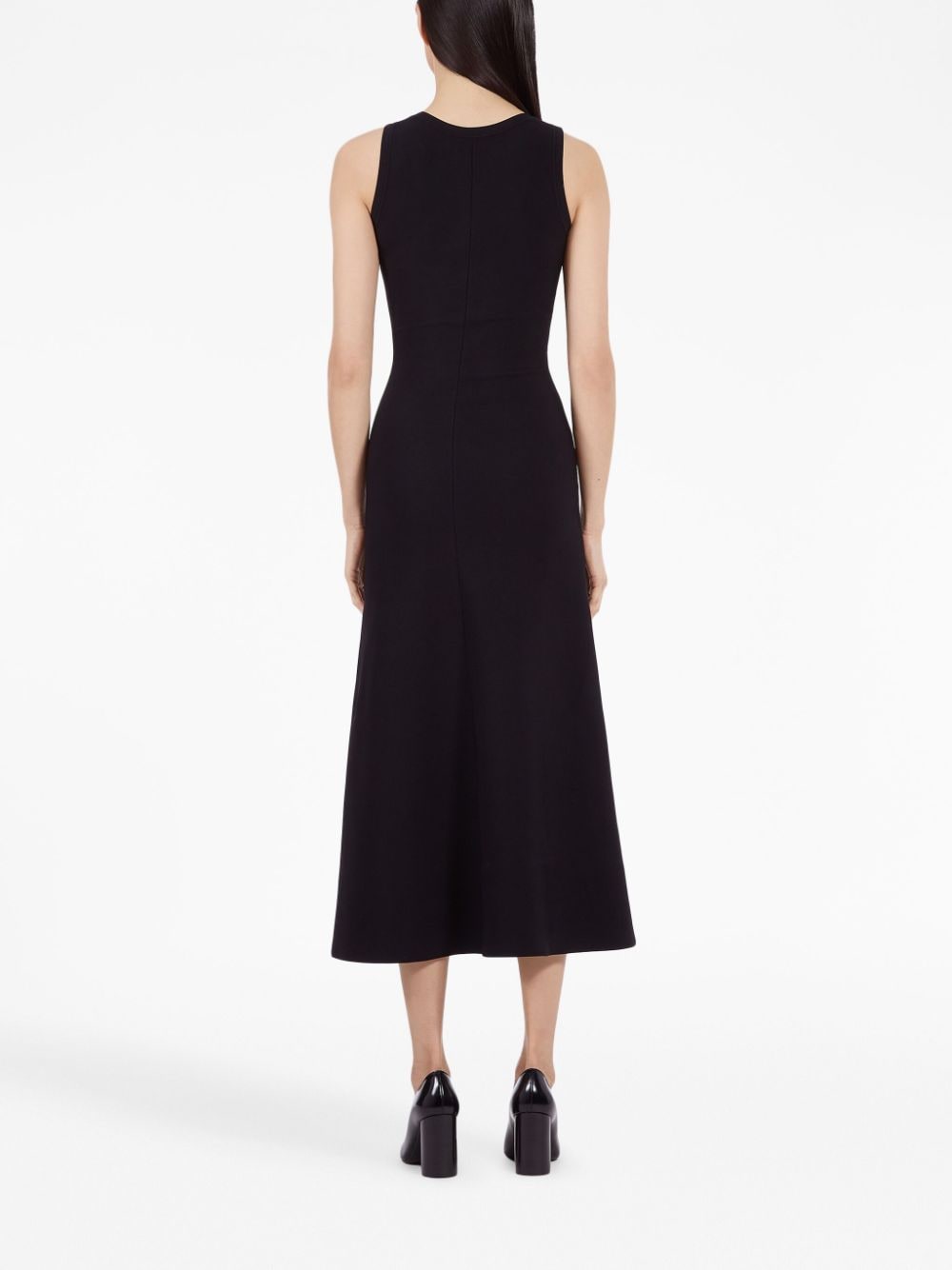 FERRAGAMO Sleeveless Flared Midi Dress - FW23 Collection