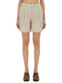 BRUNELLO CUCINELLI Linen Mini Shorts for Women - SS25 Collection