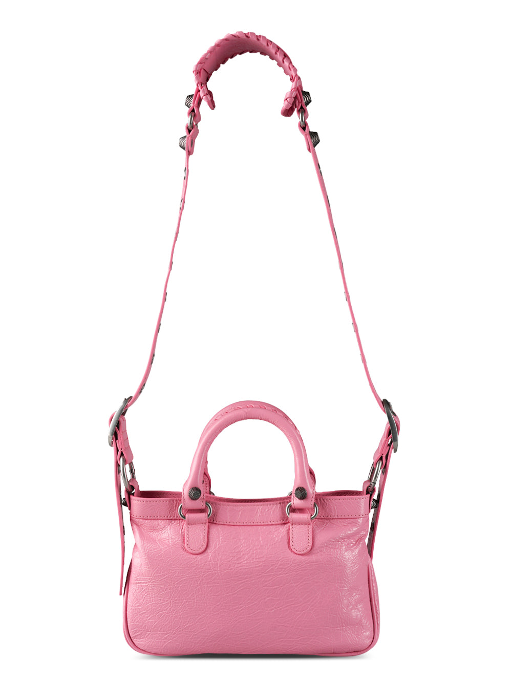 BALENCIAGA Mini Leather Tote Handbag