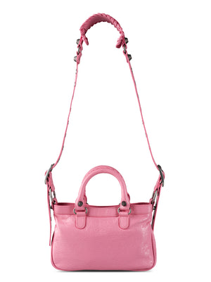 BALENCIAGA Mini Leather Tote Handbag