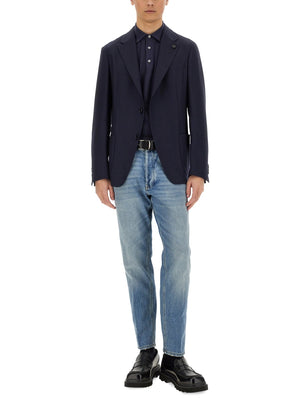 LARDINI Men's Mini Wool Jacket for Spring/Summer 2025