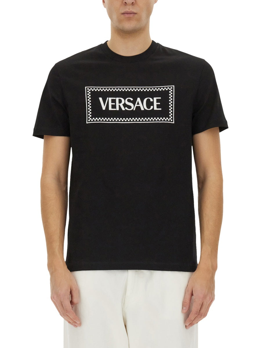 VERSACE Men's 100% Cotton T-Shirt - SS25 Collection