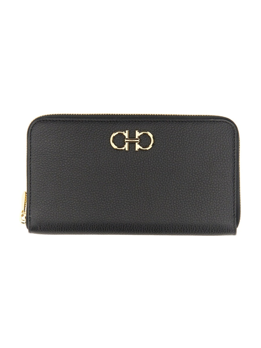 Ferragamo Gancini Hook Mini Wallet