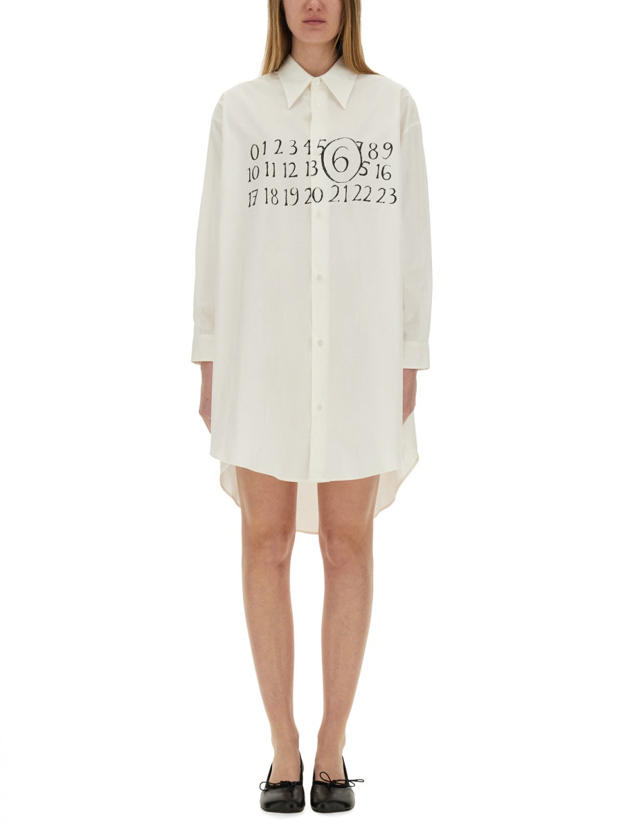 MM6 MAISON MARGIELA Mini Cotton Dress for Women - SS25