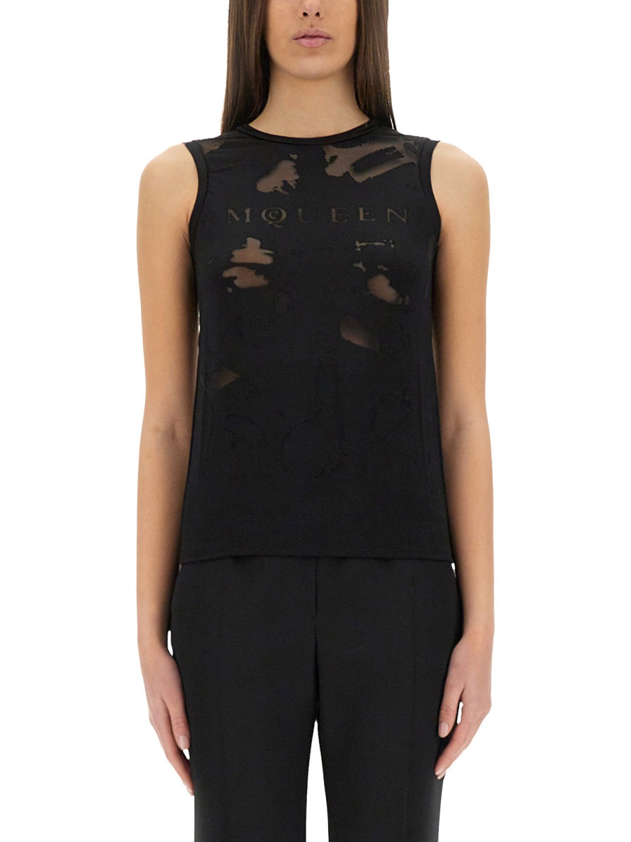 ALEXANDER McQUEEN Elegant Mini Top for SS25