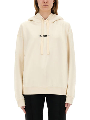 JIL SANDER Cotton Sweatshirt for Women - SS25 Collection