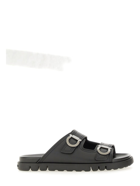 Ferragamo Classic Leather Flats for Men