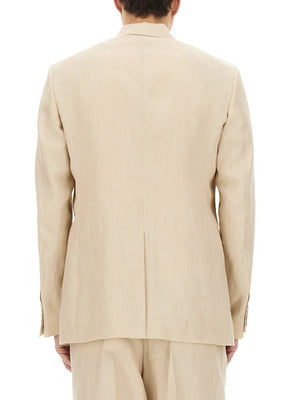 DOLCE & GABBANA Linen Lightweight Jacket for Men