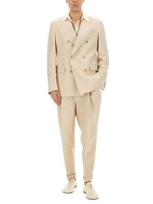 DOLCE & GABBANA Linen Lightweight Jacket for Men