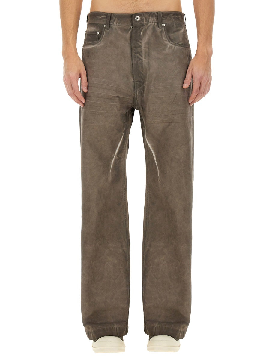 RICK OWENS DRKSHDW Cotton Dove Jeans for Men - SS25 Collection