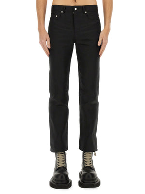 RICK OWENS Linen Trousers for Men - SS25 Collection