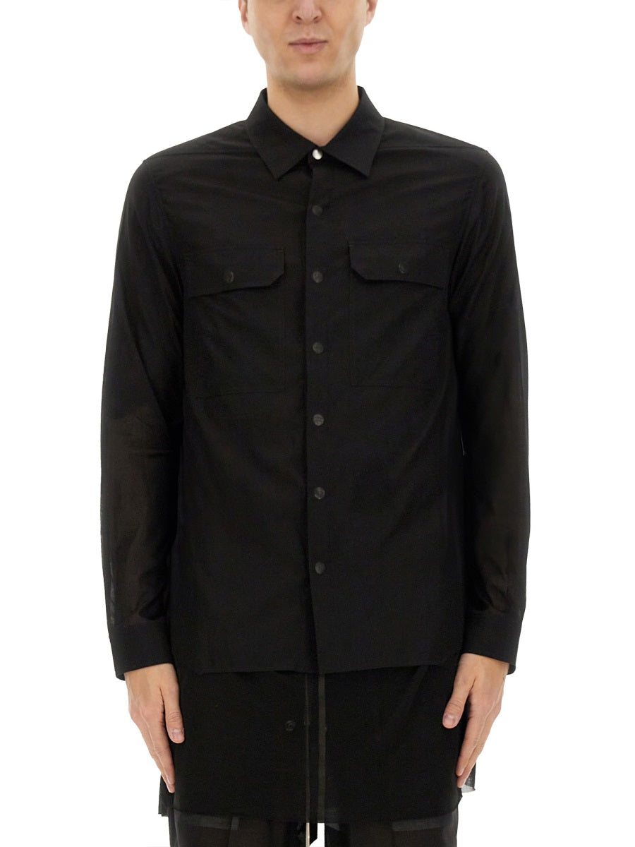 RICK OWENS Classic Oversized Shirt