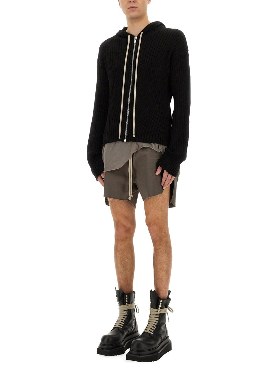 RICK OWENS Classic 100% Cotton Sweatshirt for Men - SS25 Collection