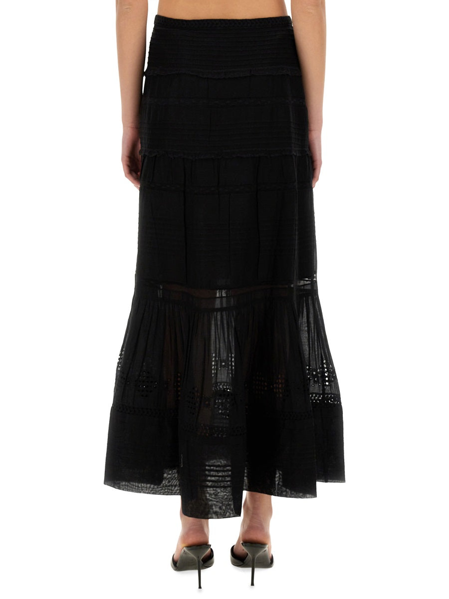 MARANT ÉTOILE Chic Mini Cotton Skirt for Women