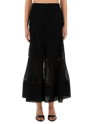 MARANT ÉTOILE Chic Mini Cotton Skirt for Women