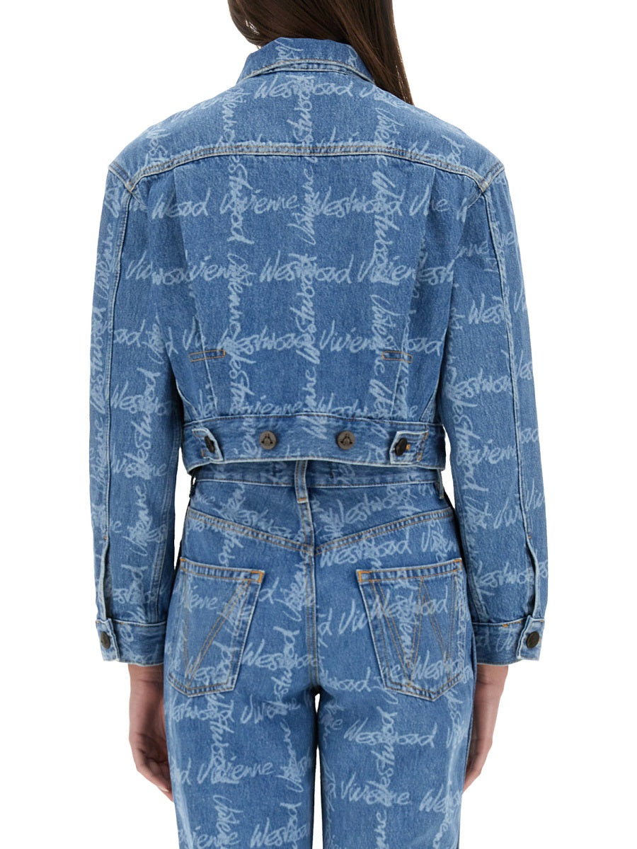 VIVIENNE WESTWOOD Classic Denim Jacket for Women - SS25 Collection