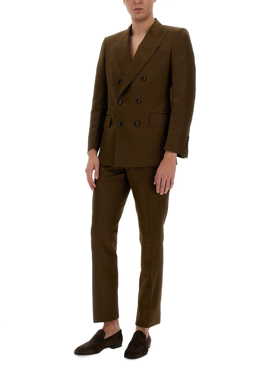 TOM FORD Elegantly Designed Men's Suit Jacket and Trouser Set