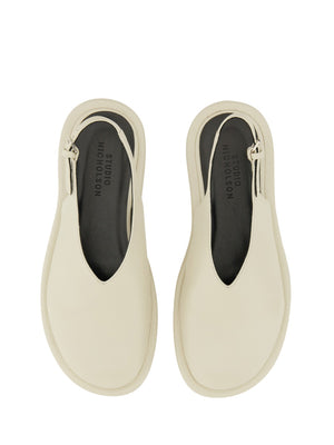 STUDIO NICHOLSON Deerskin Mini Flats for Women - SS25