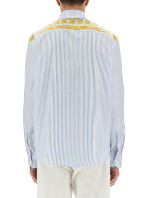 VERSACE Men's Stylish Shirt with Silk Accents - SS25 Collection