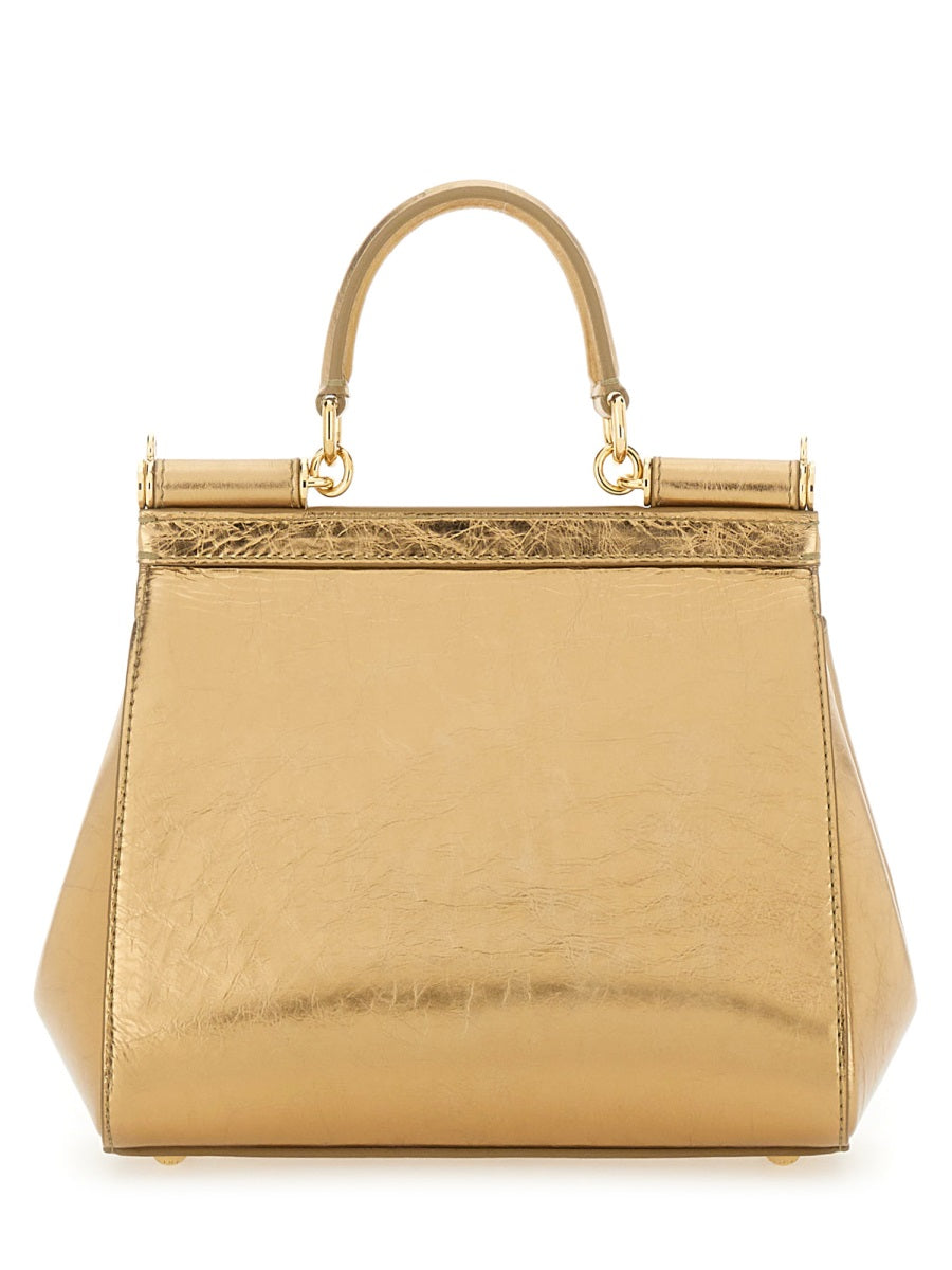 DOLCE & GABBANA Mini Leather Shoulder Bag