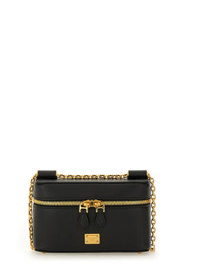 DOLCE & GABBANA Elegant Leather Shoulder Bag